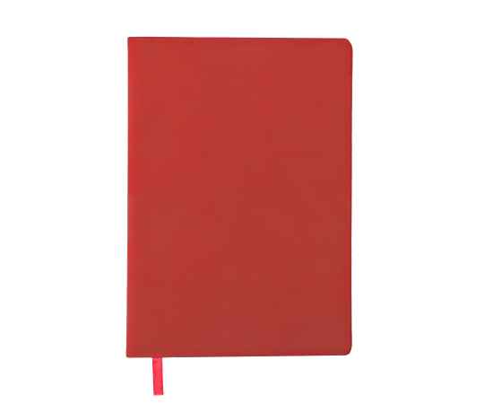 Ежедневник недатированный Pulpy, А5,  красный, кремовый блок, красный срез, Цвет: красный, изображение 2