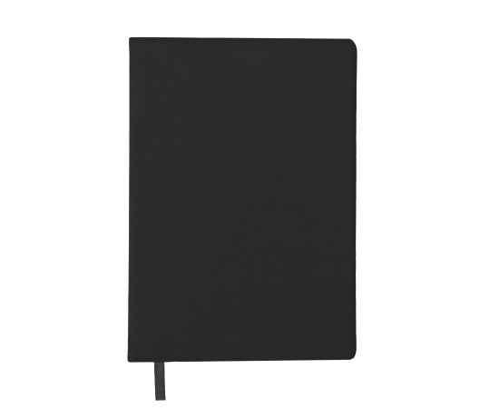 Ежедневник недатированный Pulpy, А5,  черный, кремовый блок, черный срез, Цвет: Чёрный, изображение 2