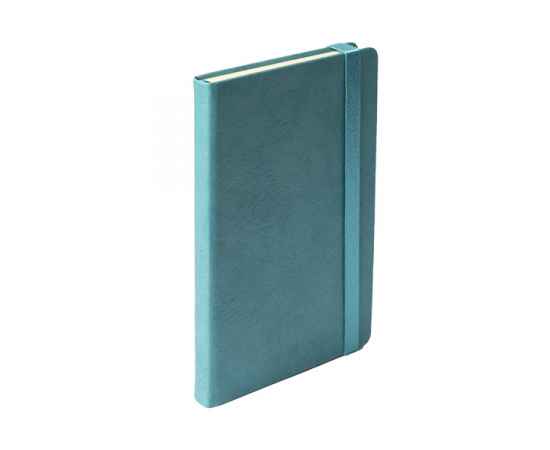 Ежедневник недатированный Starry , А5, бирюзовый, кремовый блок, Цвет: голубой, изображение 6