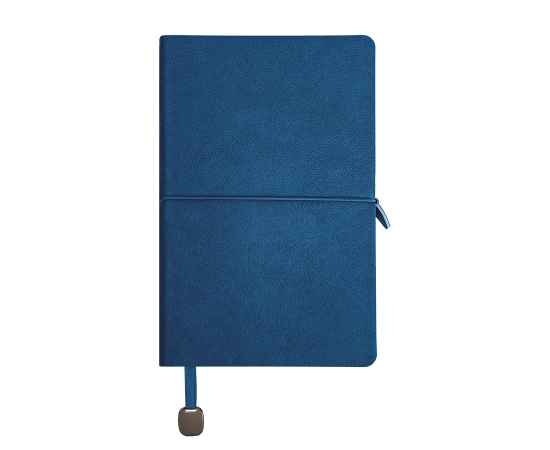 Ежедневник недатированный Fusion, А5, синий, кремовый блок, синий срез, Цвет: синий, изображение 2