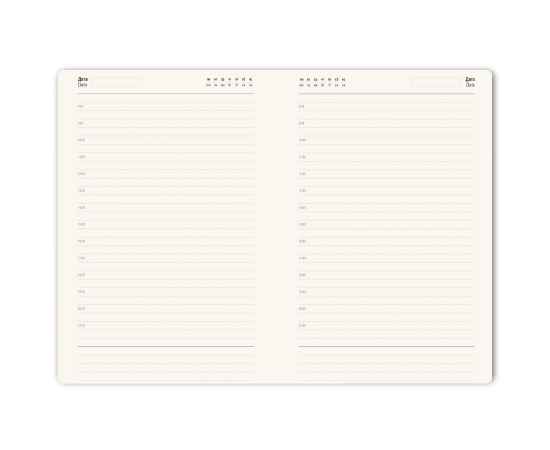 Ежедневник недатированный HAMILTON, A5, черный, кремовый блок, Цвет: Чёрный, изображение 9