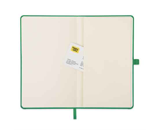 Ежедневник недатированный HAMILTON, A5, ярко-зеленый, кремовый блок, Цвет: зеленый, изображение 2