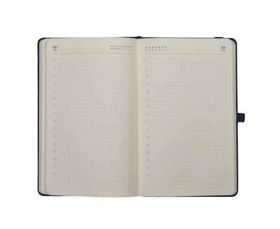 Ежедневник недатированный Starry , А5, серый, кремовый блок, Цвет: серый, изображение 4