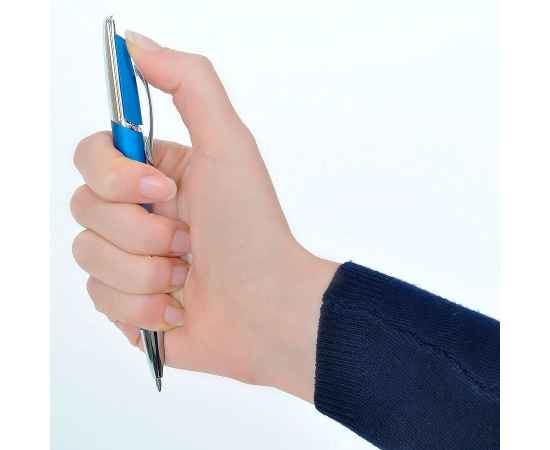FORCE, ручка шариковая, синий/серебристый, металл, Цвет: синий, серебристый, изображение 3