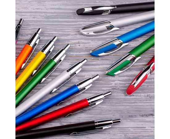 FORCE, ручка шариковая, серебристый/серебристый, металл, Цвет: серебристый, изображение 5