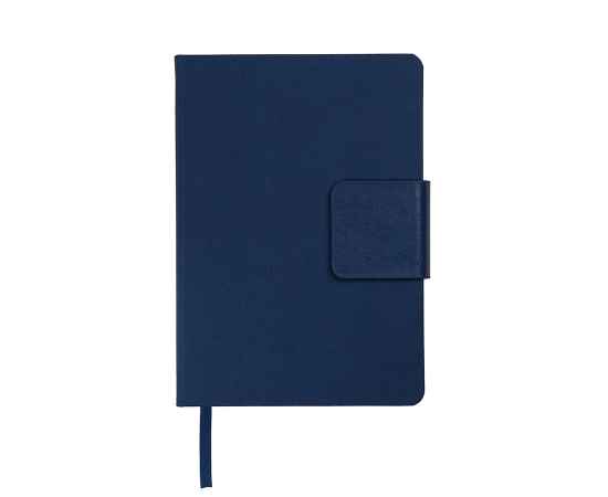 Ежедневник недатированный Stevie, А5,  синий, кремовый блок, без обреза, Цвет: синий, изображение 2
