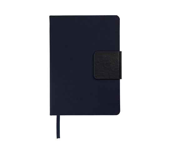 Ежедневник недатированный Stevie, А5, темно-синий, кремовый блок, без обреза, Цвет: тёмно-синий, изображение 2