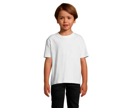 Футболка детская IMPERIAL KIDS, белый, 10 лет, 100% хлопок, 190 г/м2, Цвет: белый, Размер: 10A, изображение 4