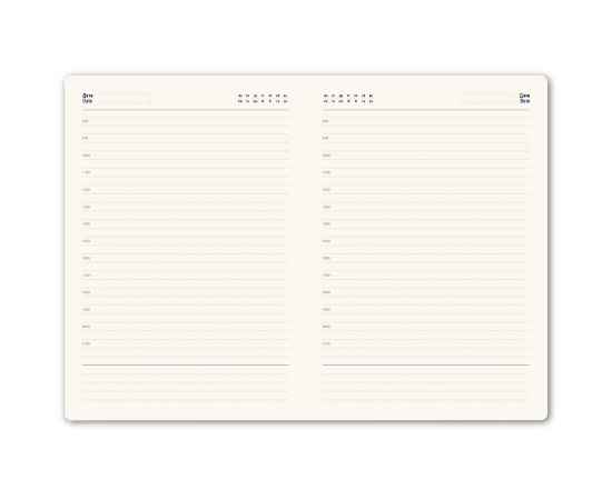 Ежедневник недатированный Stellar, А5, белый, кремовый блок, с серым обрезом, Цвет: белый, серый, изображение 9