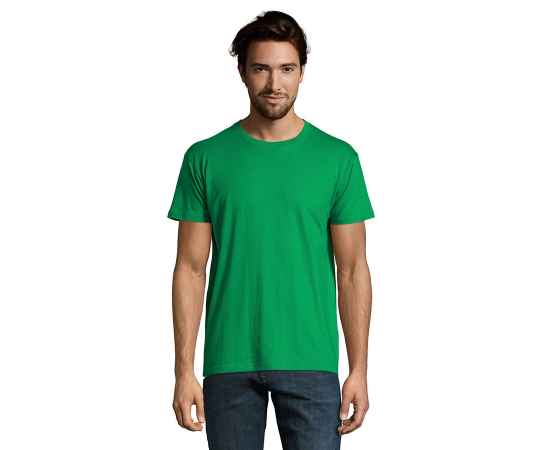 Футболка мужская IMPERIAL, ярко-зеленый, M, 100% хлопок, 190 г/м2, Цвет: зеленый, Размер: M, изображение 4