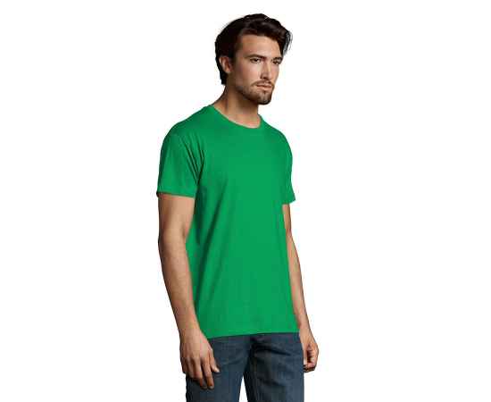 Футболка мужская IMPERIAL, ярко-зеленый, M, 100% хлопок, 190 г/м2, Цвет: зеленый, Размер: M, изображение 6