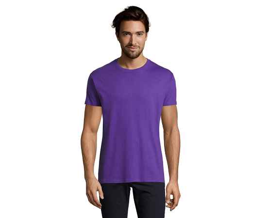 Футболка мужская IMPERIAL  фиолетовый, S, 100% хлопок, 190 г/м2, Цвет: фиолетовый, Размер: S, изображение 4
