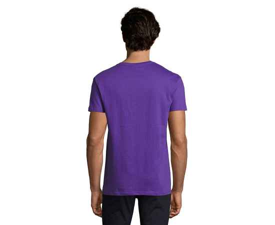 Футболка мужская IMPERIAL  фиолетовый, S, 100% хлопок, 190 г/м2, Цвет: фиолетовый, Размер: S, изображение 5