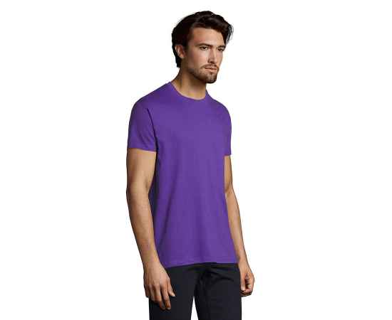Футболка мужская IMPERIAL  фиолетовый, S, 100% хлопок, 190 г/м2, Цвет: фиолетовый, Размер: S, изображение 6
