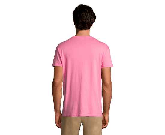 Футболка мужская REGENT, розовый, M, 100% хлопок, 150 г/м2, Цвет: розовый, Размер: M, изображение 5