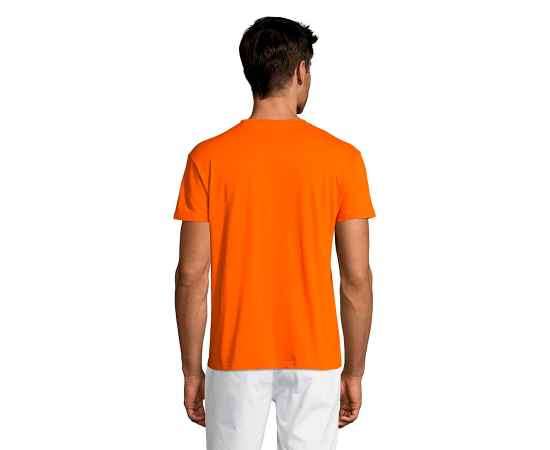 Футболка мужская REGENT оранжевый, XXS, 100% хлопок, 150 г/м2, Цвет: оранжевый, Размер: 3XL, изображение 5