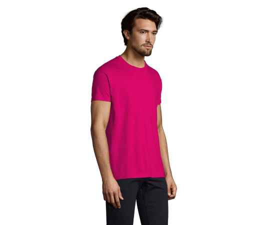 Футболка мужская REGENT, ярко-розовый, 2XL, 100% хлопок, 150 г/м2, Цвет: ярко-розовый, Размер: 2XL, изображение 4