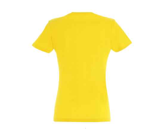 Футболка женская IMPERIAL WOMEN, желтый_S, 100% х/б, 190 г/м2, Цвет: желтый, Размер: S, изображение 2
