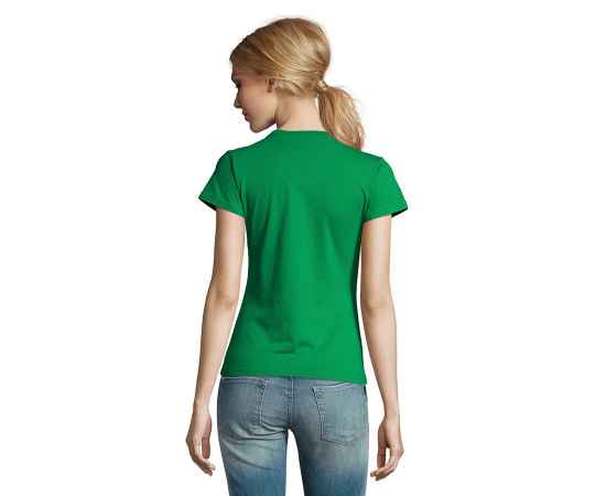 Футболка женская IMPERIAL WOMEN, ярко-зеленый_M, 100% хлопок, 190 г/м2, Цвет: зеленый, Размер: M, изображение 5