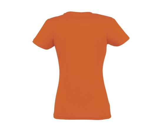 Футболка женская IMPERIAL WOMEN, оранжевый_S, 100% хлопок, 190 г/м2, Цвет: оранжевый, Размер: S, изображение 2