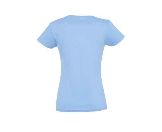 Футболка женская IMPERIAL WOMEN S небесно-голубой 100% хлопок 190г/м2, Цвет: небесно-голубой, Размер: S, изображение 2