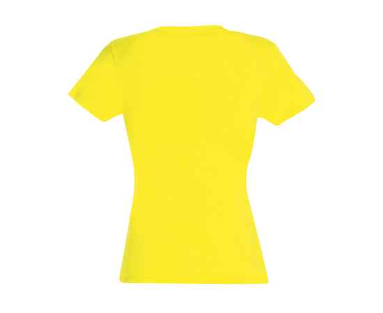 Футболка 'Miss', лимонный_XL, 100% х/б, 150 г/м2, Цвет: лимонный, Размер: XL, изображение 2
