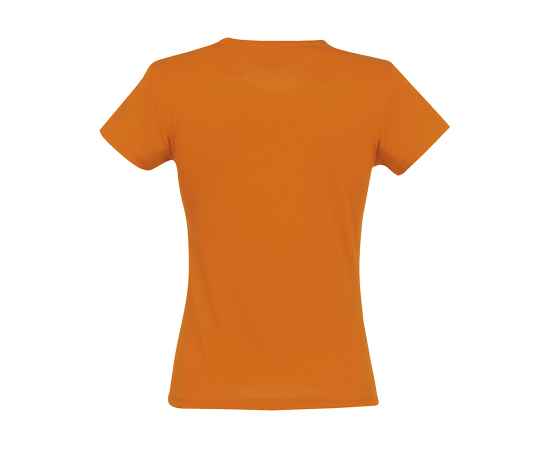 Футболка женская MISS, оранжевый, S, 100% хлопок, 150 г/м2, Цвет: оранжевый, Размер: S, изображение 2