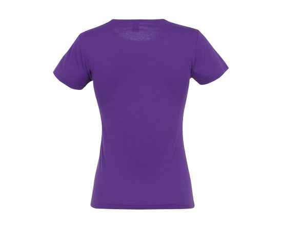 Футболка 'Miss',  темно-пурпурный_M, 100% хлопок, 150 г/м2, Цвет: фиолетовый, Размер: M, изображение 2