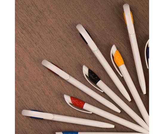 GOLF, ручка шариковая, желтый/белый, пластик, Цвет: белый, желтый, изображение 2