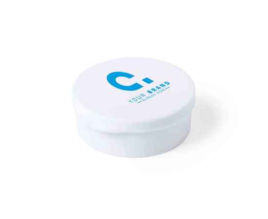 Коктейльная трубочка LADIX в футляре, 5,4х2см, силикон, антибактериальный пластик, Цвет: белый, изображение 6