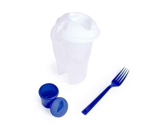 Контейнер для еды DINDER, пластик, 19,5х11,5см, 750 мл, синий, Цвет: прозрачный, синий, изображение 3