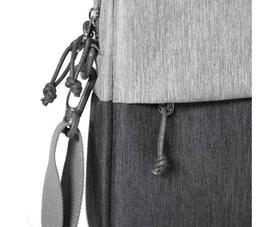 Конференц-сумка BEAM NOTE, серый/темно-серый, 39х30х6.5 см, ткань верха:100% полиамид, под-д:100%пол, Цвет: серый, темно-серый, изображение 4