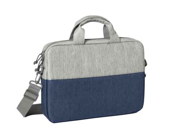 Конференц-сумка BEAM NOTE, серый/темно-синий, 39х30х6.5 см, ткань верха: 100% полиамид, под-д: 100%п, Цвет: серый, темно-синий, изображение 2