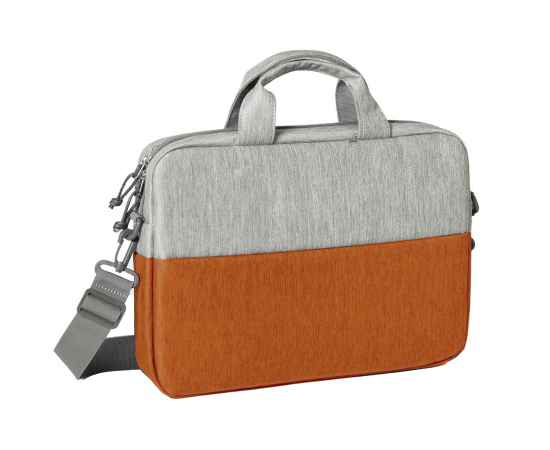 Конференц-сумка BEAM NOTE, серый/оранжевый, 39х30х6.5 см, ткань верха:100% полиамид, под-д:100%полиэ, Цвет: серый, оранжевый, изображение 3