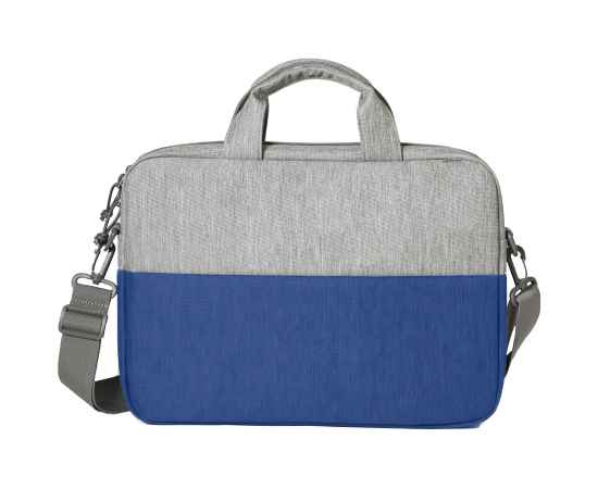 Конференц-сумка BEAM NOTE, серый/ярко-синий, 39х30х6.5 см, ткань верха:100% полиамид, под-д:100%поли, Цвет: серый, синий, изображение 3