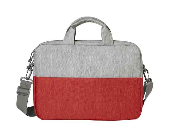 Конференц-сумка BEAM NOTE, серый/красный, 39х30х6.5 см, ткань верха:100% полиамид, под-д:100%полиэст, Цвет: серый, красный, изображение 2