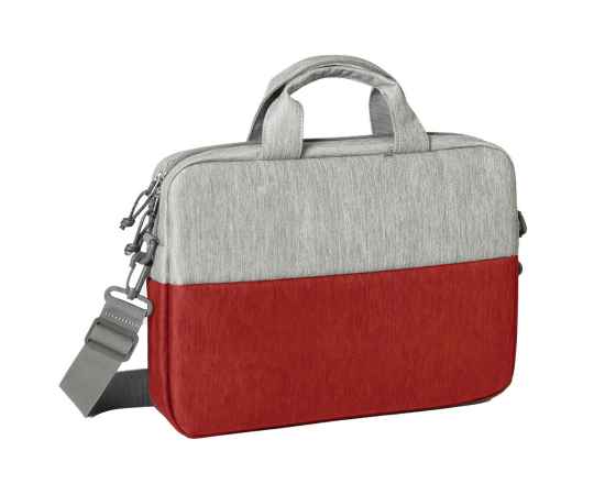 Конференц-сумка BEAM NOTE, серый/красный, 39х30х6.5 см, ткань верха:100% полиамид, под-д:100%полиэст, Цвет: серый, красный, изображение 3