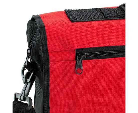 Конференц-сумка VERSE, красный, 39 х 32 x 9 см, 100% полиэстер 600D, Цвет: красный, изображение 6