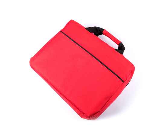 Конференц-сумка HIRKOP, красный, 38 х 29,5 x 9 см, 100% полиэстер 600D, Цвет: красный, изображение 4