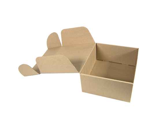 Коробка подарочная Big BOX,  картон МГК бур., самосборная, Цвет: коричневый, изображение 2