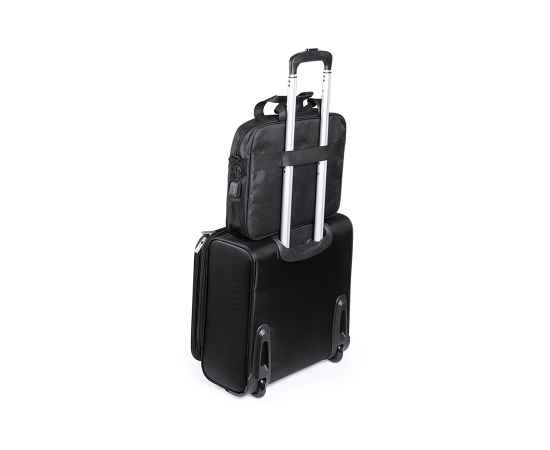 Конференц-сумка BALDONY, черный, 38 х 29,5 x 8,5 см, 100% полиэстер 600D, Цвет: Чёрный, изображение 3