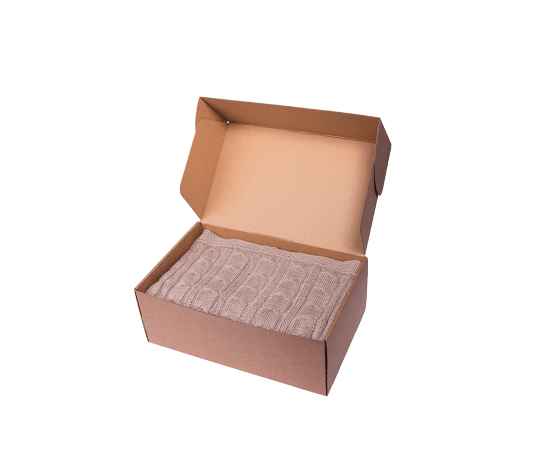Коробка  подарочная 40х25х15 см, Цвет: бежевый, изображение 3