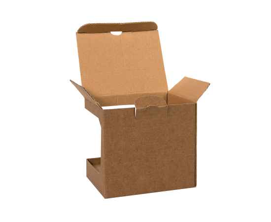 Коробка для кружек 25903, 27701, 27601, размер 11,8 х 9,0 х 10,8 см, микрогофрокартон, коричневый, Цвет: коричневый, изображение 3