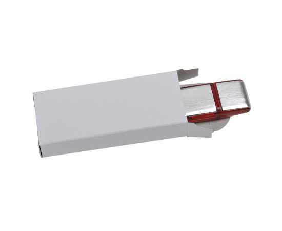 Коробка под USB flash-карту, 8х3,5х1,5см, картон, шелкография, Цвет: белый, изображение 2
