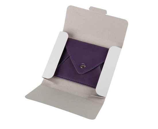 Холдер для карт 'Sincerity', 7*11,5 см, PU, фиолетовый с серым, Цвет: фиолетовый, изображение 10