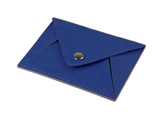 Холдер для карт 'Sincerity', 7*11,5 см, PU, синий с серым, Цвет: синий, изображение 2