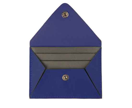 Холдер для карт 'Sincerity', 7*11,5 см, PU, синий с серым, Цвет: синий, изображение 3