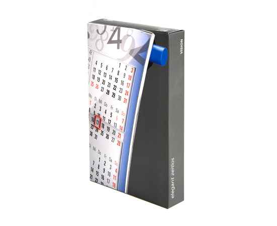 Календарь настольный на 2 года, размер 18,5*11 см, цвет- черный, пластик, Цвет: Чёрный, изображение 12