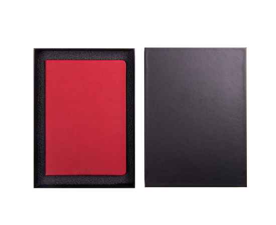 Коробка подарочная для ежедневника с ложементом, размер 14,5  х 20,5  см, Цвет: Чёрный, изображение 3