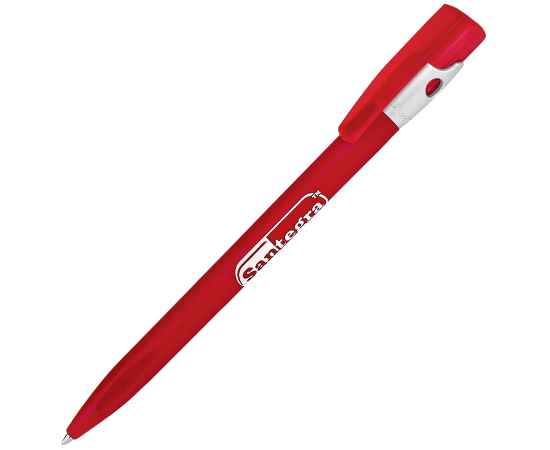 KIKI FROST SILVER, ручка шариковая, бордо/серебристый, пластик, Цвет: бордовый, серебристый, изображение 2